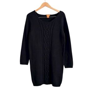 Joe Fresh Cable Knit Long Sleeve Sweater Mini Dress